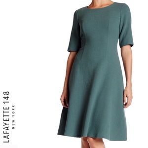 LAFAYETTE 148 New York Caper Green Corey Dress 6